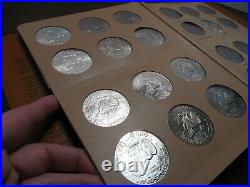 Complete 21pc Set Dansco Album 7176 Eisenhower Dollars 1971-78