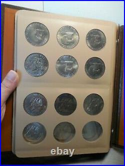 Complete 21pc Set Dansco Album 7176 Eisenhower Dollars 1971-78