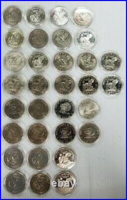Complete 32-Piece Ike Dollar Coin Set 1971-1978 PDS with Silver Coins Q1AC