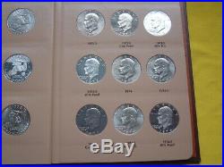 Complete 32-coin Eisenhower Dollar Set All Bu/proof/silver Dansco