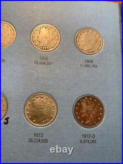 Complete 33-coin Liberty Nickel Set Higher grade keys, Semi-keys 1885 AU, More