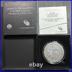 Complete 56-Coin Burnished 5 oz Silver ATB Set (withBox & COA)