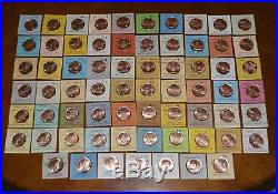 Complete 67 Heraldic Art Medal Restrike Set In Copper Mintage 30 Sets