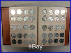 Complete 82 Coin 1964-2008 P&D Kennedy Half Dollar Set In A Dansco 7166 Album