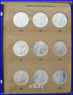 Complete American Silver Eagle Set 1986 To 2019 Gem Bu (34 Coins)