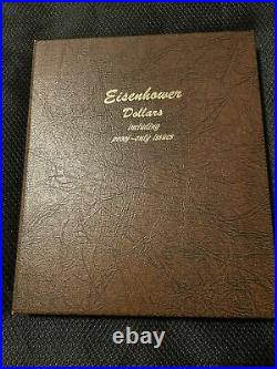 Complete BU Eisenhower Dollar Set Dansco Album Beautiful Complete Set # E1