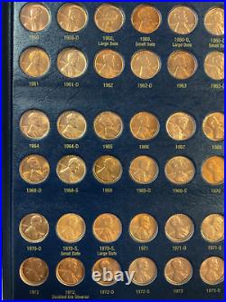 Complete BU/MS/Proof Set- Lincoln Memorial Cents 1959 2023 in Whitman Album