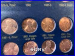 Complete BU/MS/Proof Set- Lincoln Memorial Cents 1959 2023 in Whitman Album