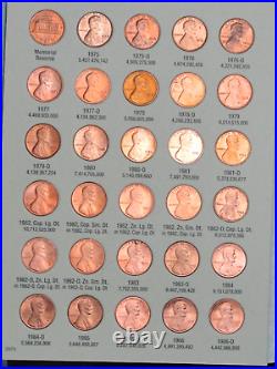 Complete BU Unc Set Lincoln Cents 1941 2022 In 2 Harris Albums