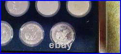 Complete Brilliant Uncirculated Eisenhower Silver Dollar Set-32 Coins 1971-1978