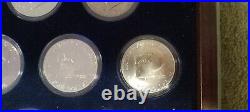 Complete Brilliant Uncirculated Eisenhower Silver Dollar Set-32 Coins 1971-1978