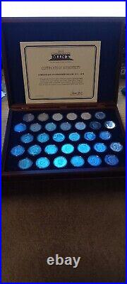 Complete Brilliant Uncirculated Eisenhower Silver Dollar Set-32 Coins 1971-1978