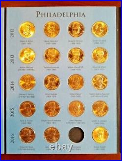 Complete Cir. Set 2007-2016-2020 (P&D) Presidential Dollar (80) Coins with Bush