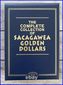 Complete Collection Set Sacagawea Golden Dollars + Display Binder 2000 2020