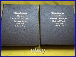 Complete Dansco 2 Volume Set Atb National Parks Quarters 2010-2021 P, D, S, S