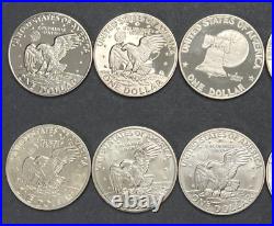 Complete Eisenhower Dollar PROOF SET 1971-1978 11 Coins FIVE are 40% SILVER