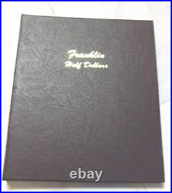 Complete Gem Bu Set Franklin Half Dollars In Dansco Book Free Shipping