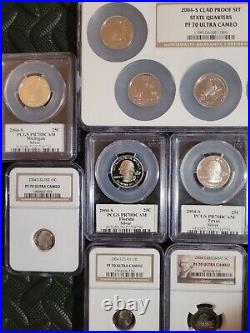 Complete Graded 2004 S PF70 Set-Mixed NGC/PCGS Graded all PR/PF70
