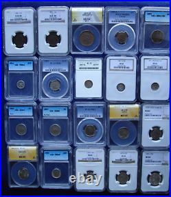 Complete Higher Grade Dansco #7070 US Type Set Including Gold 44 Certified