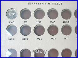Complete Jefferson Nickel Set 1938-1964 PDS Choice Unc Toned Dansco Album Q2AM