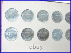 Complete Jefferson Nickel Set 1938-1964 PDS Choice Unc Toned Dansco Album Q2AM