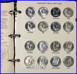 Complete Kennedy Half Set 1964-2014 with Proofs+ Silver in Three Archival Albums