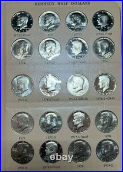 Complete Kennedy Set 1964-2021 in 2 Dansco Albums withSlipcases #8166 #8167