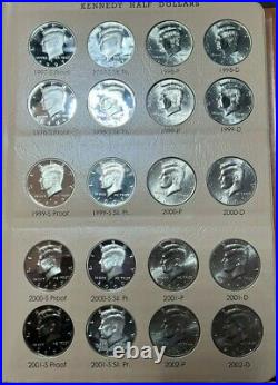 Complete Kennedy Set 1964-2021 in 2 Dansco Albums withSlipcases #8166 #8167