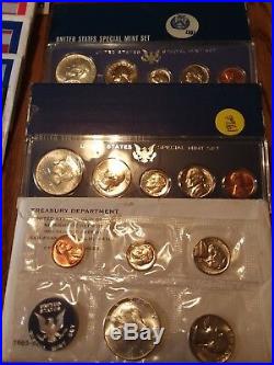 Complete Lot Of Us Mint State Coins 1965 Thru 2008 Ogp Total 41 Sets D & P Mints