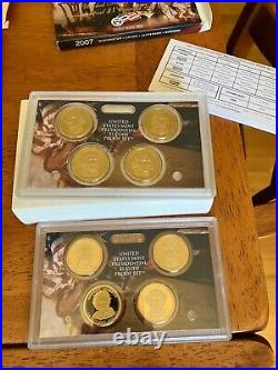 Complete Mint Sets from 1999-2008 U. S. SILVER PROOF State Quarters 109 coins