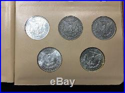 Complete Morgan Dollar Date Set In Dansco Album 7171 32 Coins Unc