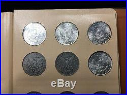 Complete Morgan Dollar Date Set In Dansco Album 7171 32 Coins Unc