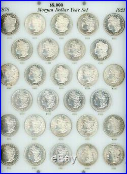 Complete Morgan Dollar Year Set 28 Coins Total Au To Gem Bu Proof Like