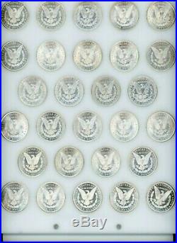 Complete Morgan Dollar Year Set 28 Coins Total Au To Gem Bu Proof Like