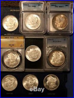 Complete Morgan Silver Dollar Set VERY High Grade