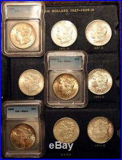 Complete Morgan Silver Dollar Set VERY High Grade