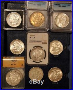 Complete Morgan Silver Dollar Set VERY High Grade