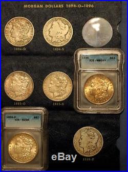 Complete Morgan Silver Dollar Set VERY High Grade