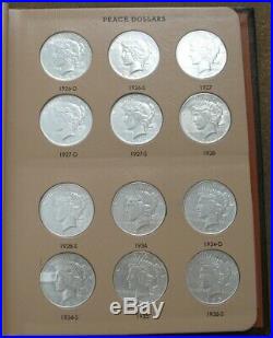 Complete Peace Silver Dollar Set 1921-1935. Ch/gem Bu