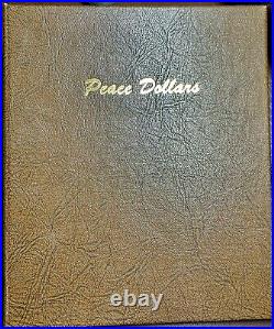 Complete Peace Silver Dollar Set 1921-1935. Ch/gem Bu Dansco Album