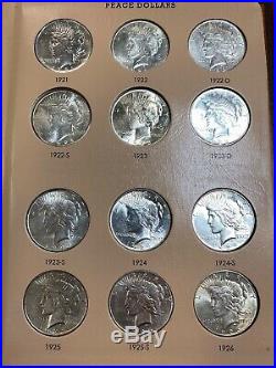 Complete Peace Silver Dollar Set 1921-1935 Xf Au Ms 1921 1928 1934-s 11