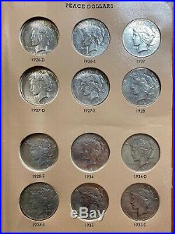 Complete Peace Silver Dollar Set 1921-1935 Xf Au Ms 1921 1928 1934-s 11