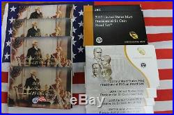 Complete Presidential Dollar 2007 2016 S Proof set Boxed with COA's 39 coins