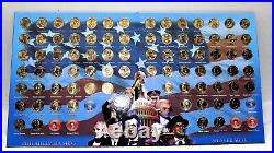 Complete Presidential Dollar Set 80 Coins P And D Album Folder