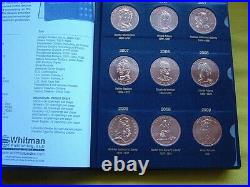 Complete Presidential First Spouse Medal Complete 2007-2016 Set In Whitman Album