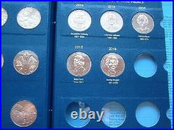 Complete Presidential First Spouse Medal Complete 2007-2016 Set In Whitman Album