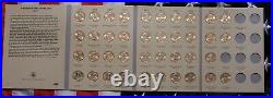 Complete Presidential Golden Dollar Set 40 Coins In Littleton Folder Unc