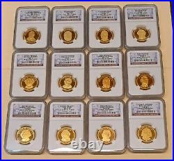 Complete Proof Presidential Dollar 2007-2016 39 Coin Set NGC Graded PF69