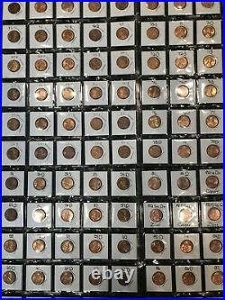 Complete Red Choice/Gem BU wheat memorial cent set 1944-2007 149 coins! RARE