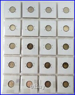 Complete Roosevelt Dime Set 1946-2017 Silver & Clad Circ. To Gem BU (155 Coins)